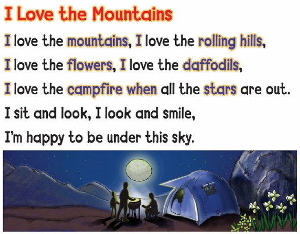 I Love the Mountains Chant